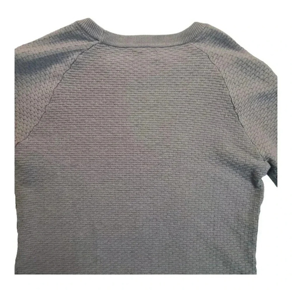 Gianni Feraud Limited Edition Mens Gray Textured Knit Crewneck Sweater M - Picture 10 of 12